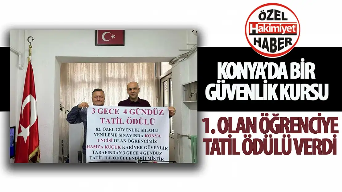 Kariyer Güvenlikten tatil ödülü