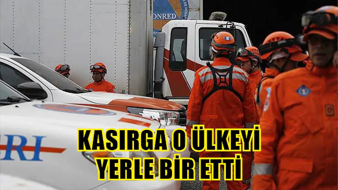 Kasırga o ülkeyi yerle bir etti