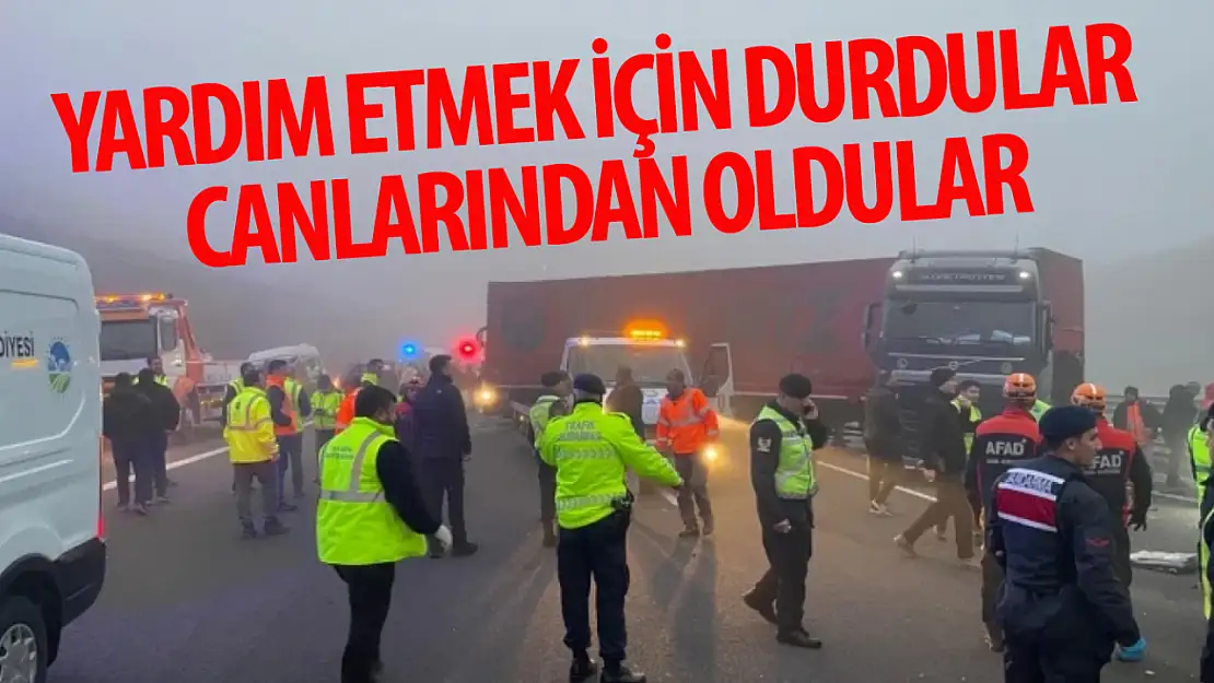 Katliam gibi kazada yürek yakan detay: Yardım etmek için durdular canlarından oldular!