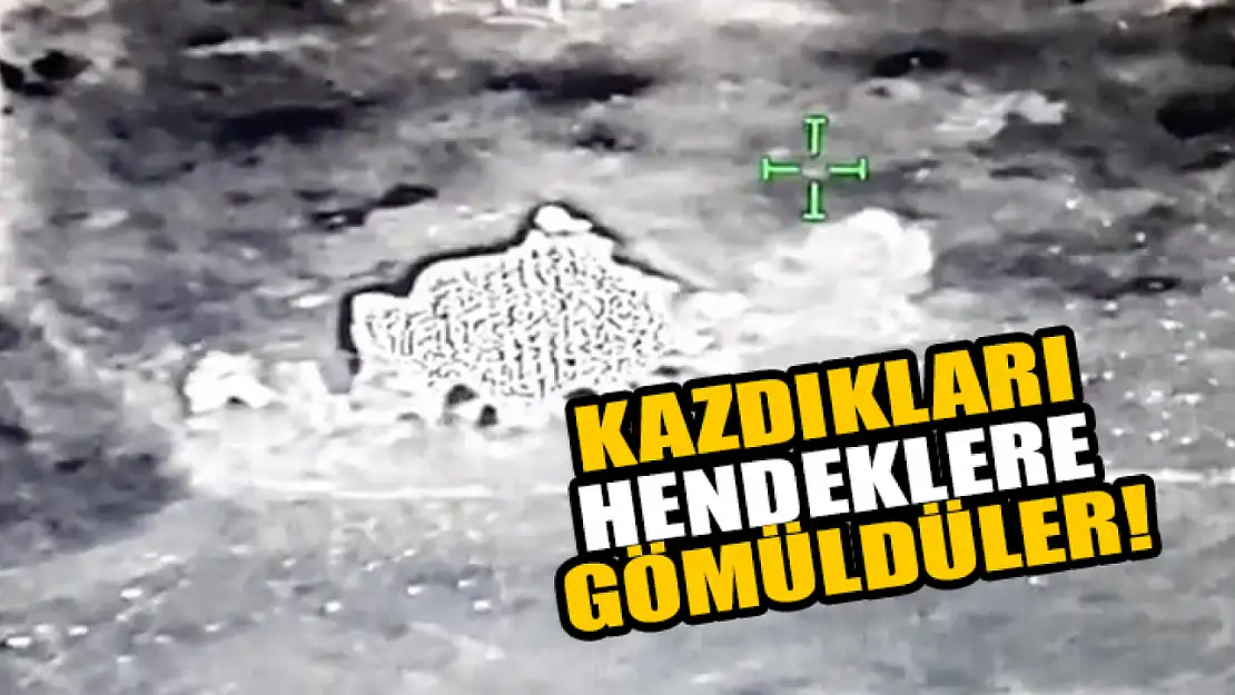 Kazdıkları hendeklere gömüldüler