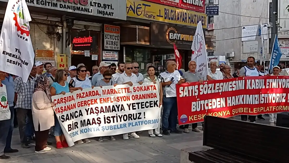 KESK Konya Şubesi: 'Müzakere değil, mücadele zamanı'