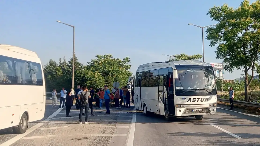 Kırklareli'nin Lüleburgaz ilçesinde zincirleme trafik kazası: 19 yaralı