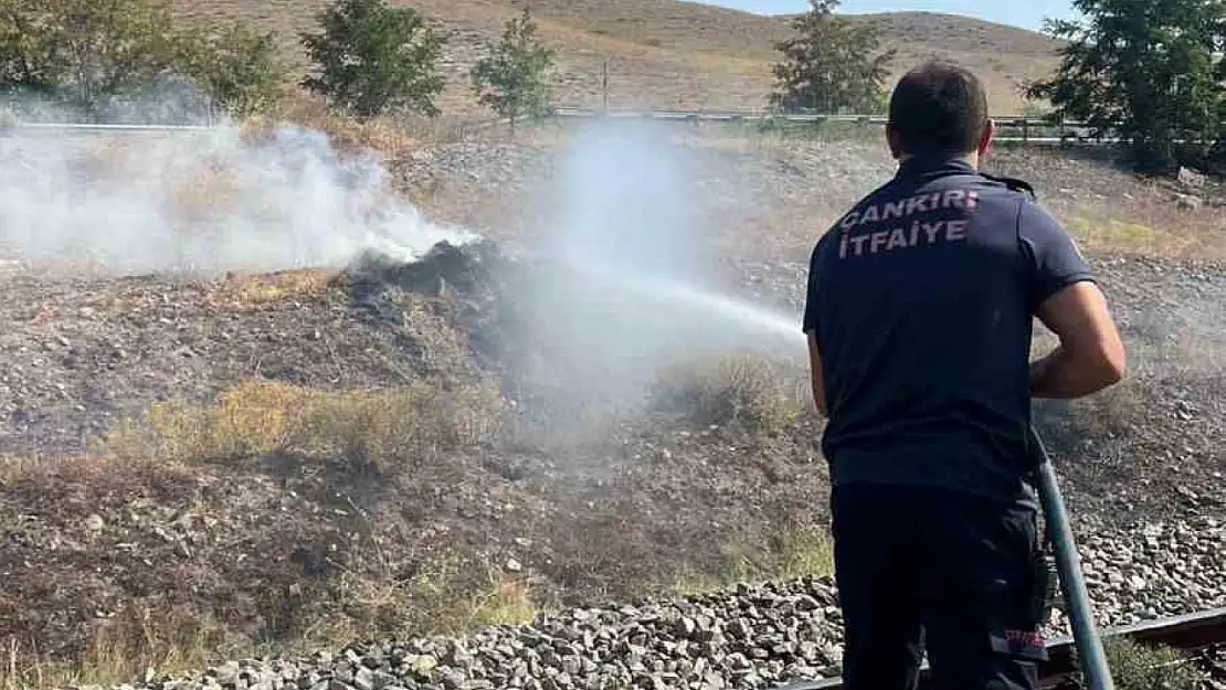 Kıvılcım yangına sebep oldu!