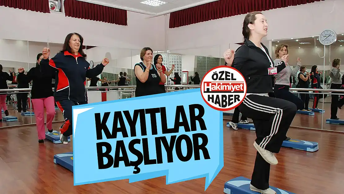 KOMEK'te spor ve yüzme kayıtları başlıyor!