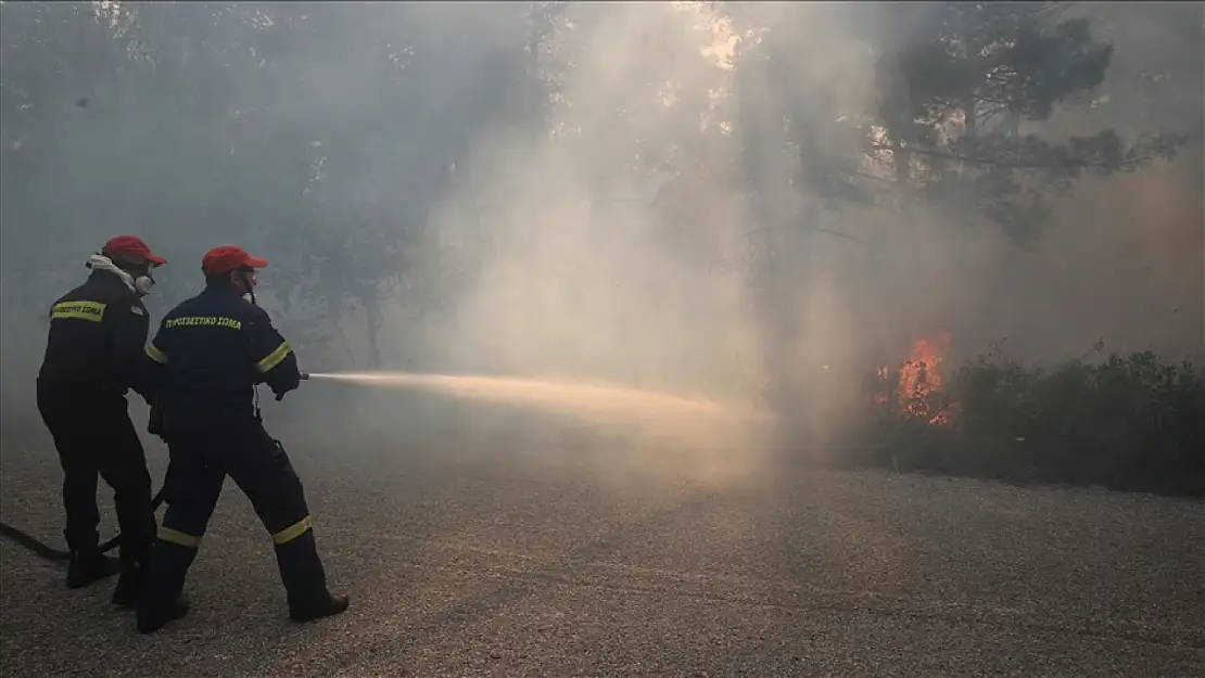 Komşu'da orman yangını: 50 ekip müdahale ediyor!