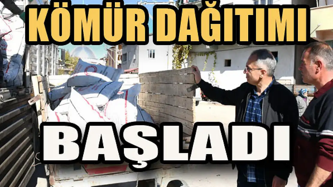 Kömür dağıtımı başladı...