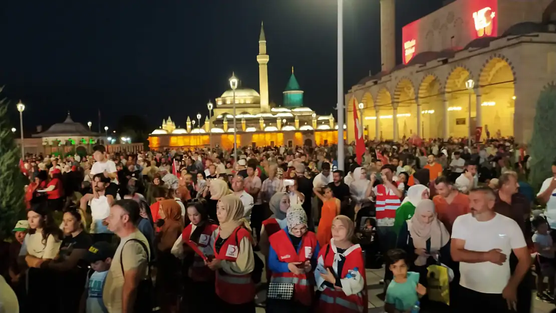 Konya 15 Temmuz kahramanlarını andı