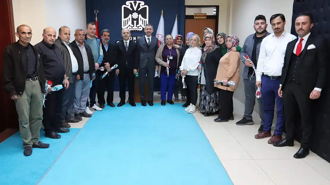 Konya Adliyesinde şehit yakını ve gazi personellerin katılımıyla anma programı yapıldı