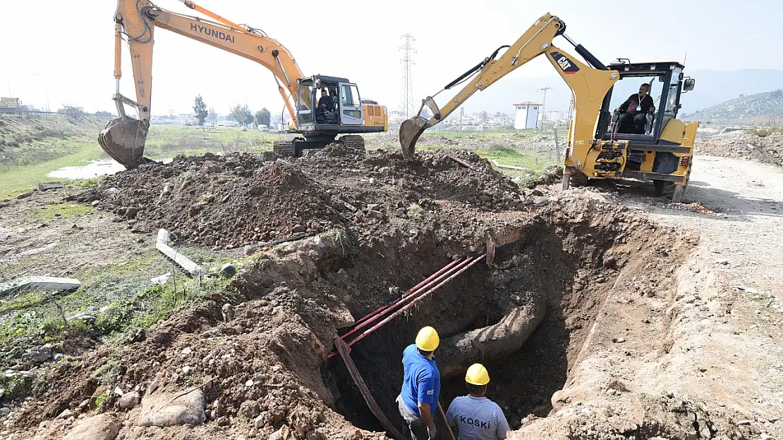 Konya Büyükşehir Belediyesi, Hatay'daki altyapı çalışmalarını sürdürüyor