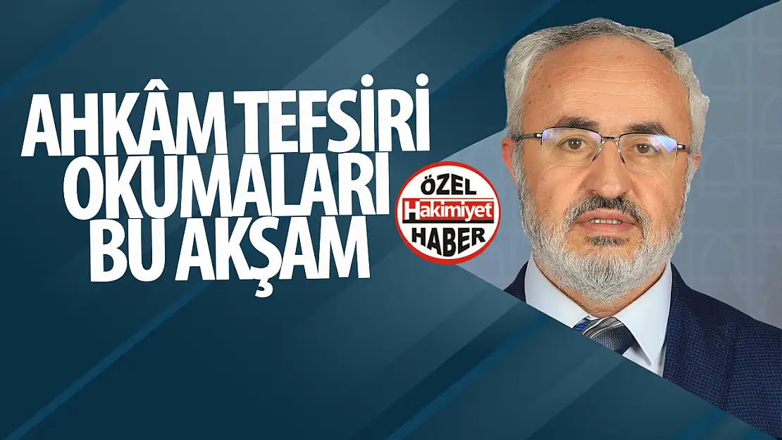 Konya Büyükşehir Belediyesi'nden Es-Sabûnî Tefsiri Okumaları Etkinliği