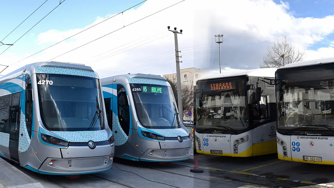 Konya Büyükşehir'den müjde! O saat aralığında toplu ulaşım ücretsiz olacak...