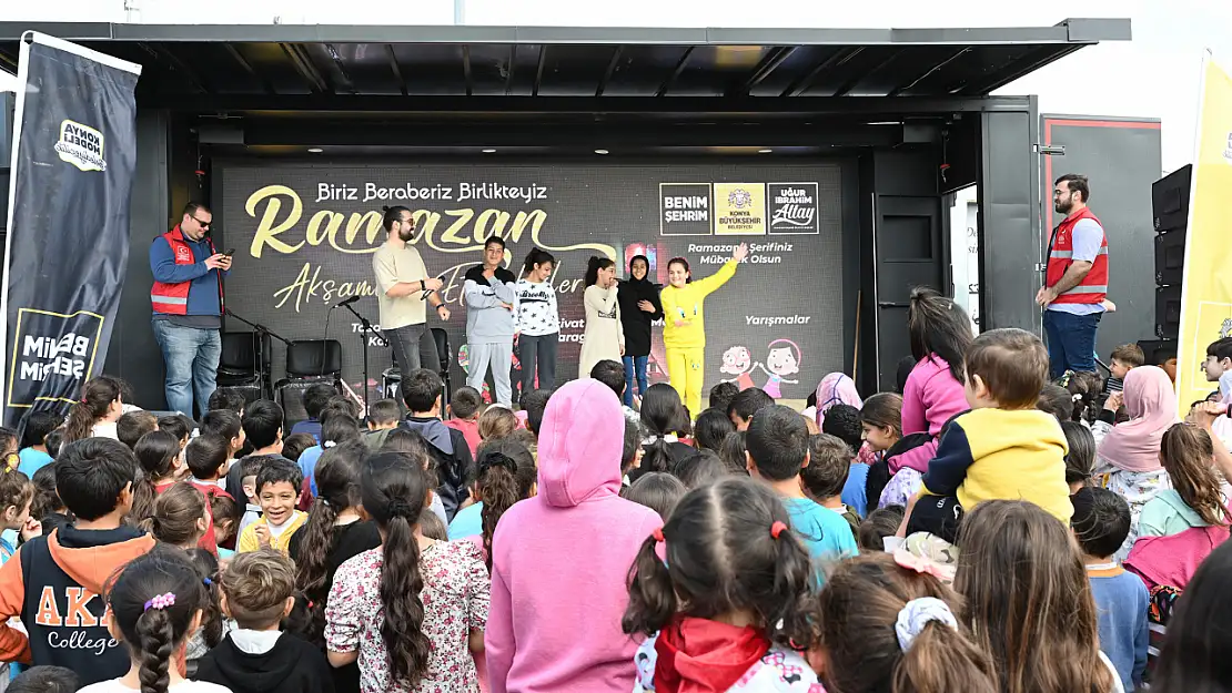 Konya Büyükşehir Hatay'da Ramazan etkinliklerini sürdürüyor