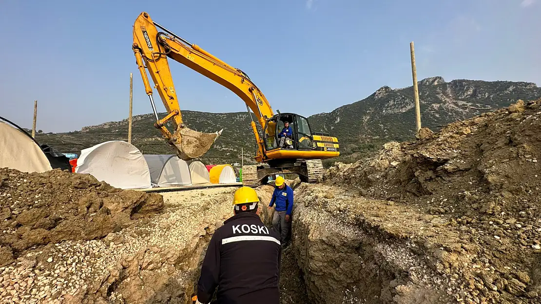 Konya Büyükşehir Hatay'da Su ve Kanalizasyon Şebekesini Ayağa Kaldırmak İçin Çalışıyor