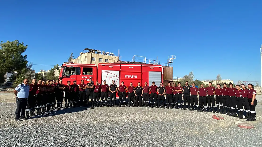 Konya Büyükşehir İtfaiyesi KKTC'de Görevli İtfaiye Personellerine Eğitim Verdi