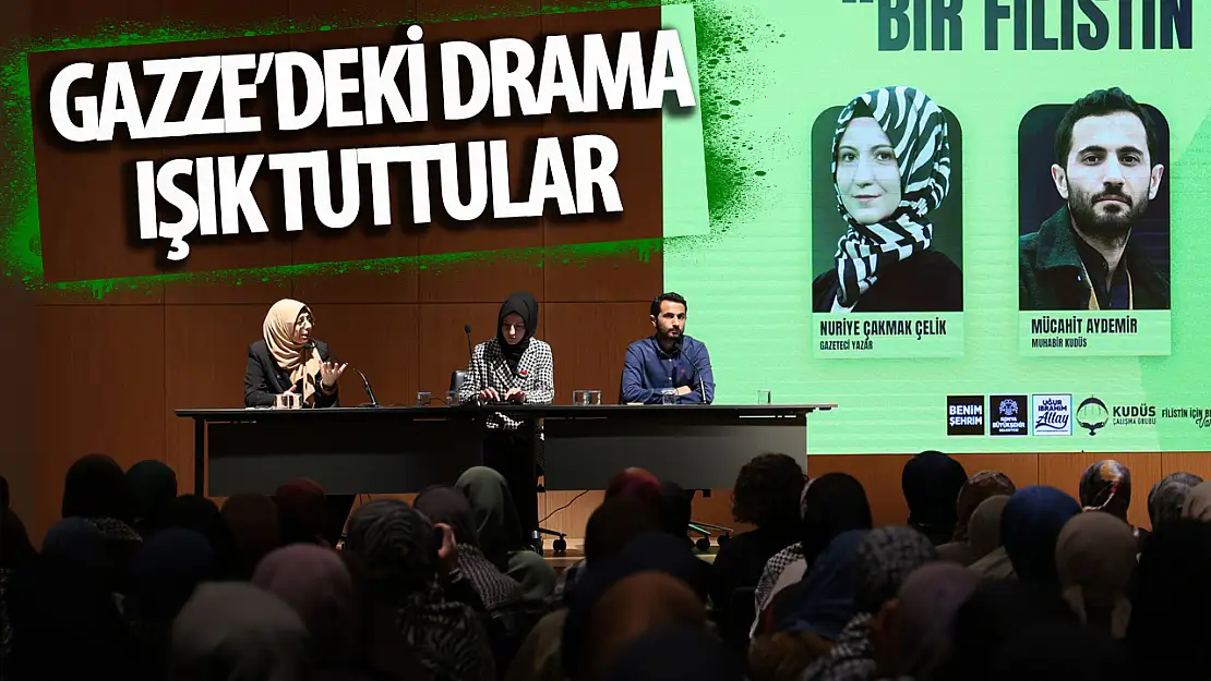 Konya Büyükşehir Kudüs Çalışma Grubu'ndan İsrail'in Gazze Saldırılarına Işık Tutacak Söyleşi