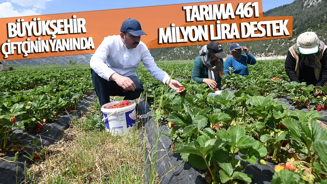 Konya Büyükşehir Tarıma 461 Milyon Lira Destek Verdi