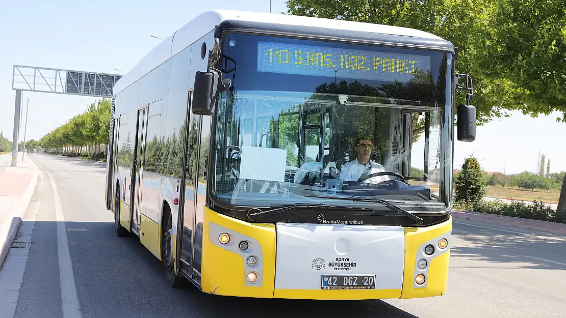 Konya Büyükşehir yeni bir otobüs hattını daha hizmete sundu