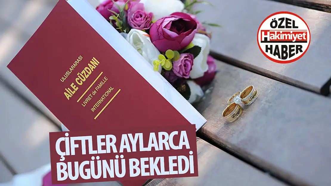 Konya'da 24.04.2024 yoğunluğu yaşanıyor! Çiftler aylarca bugünü bekledi