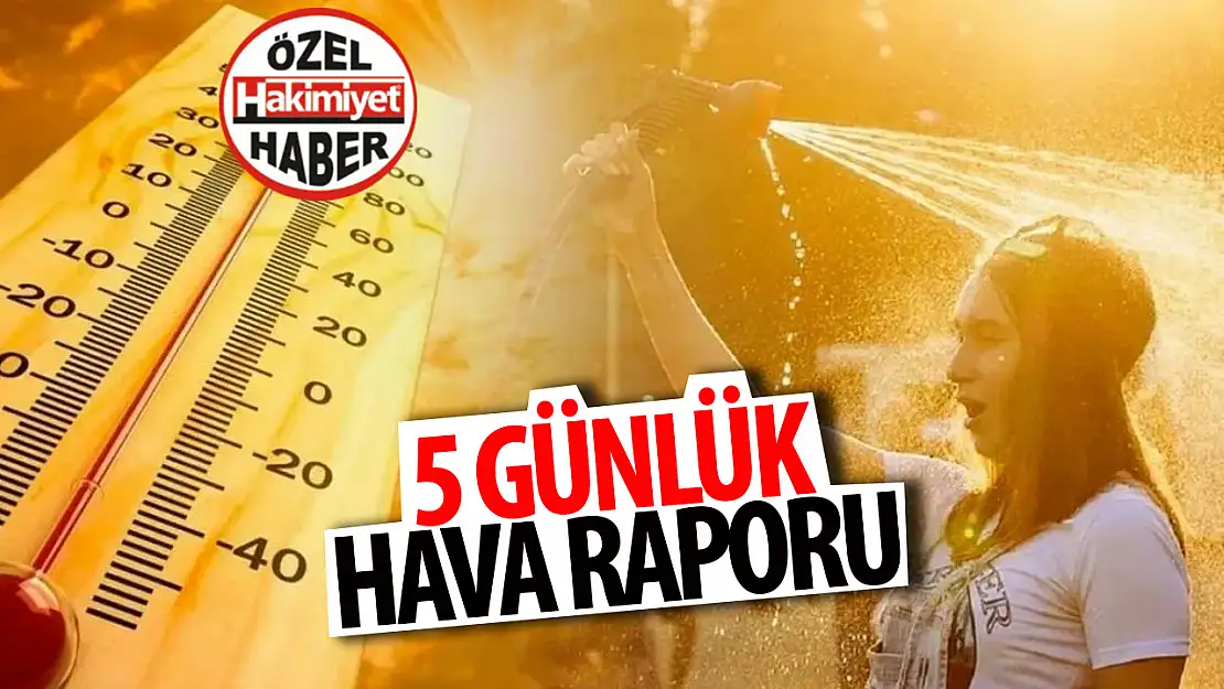 Konya'da 5 Günlük Hava Durumu Tahmini