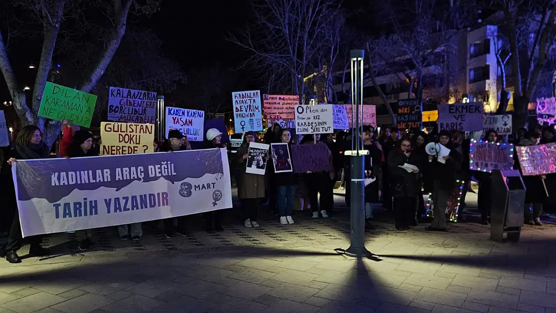Konya'da 8 Mart'ta Afgan kadının sözleri dikkat çekti