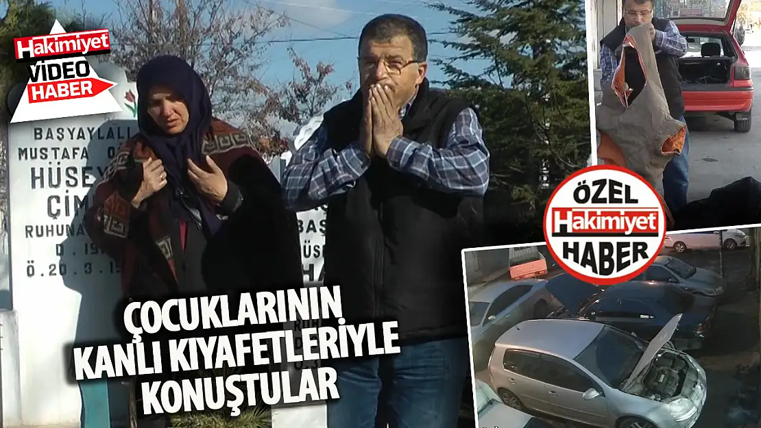 Konya'da acılı anne ve baba oğullarının kanlı kıyafetleriyle konuştu: 'Onca tehditlere rağmen, önlem alınmadı'