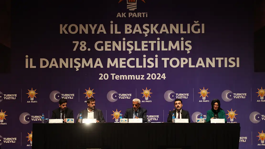 Konya'da AK Parti'nin 78. Genişletilmiş İl Danışma Meclisi Toplantısı gerçekleştirildi!