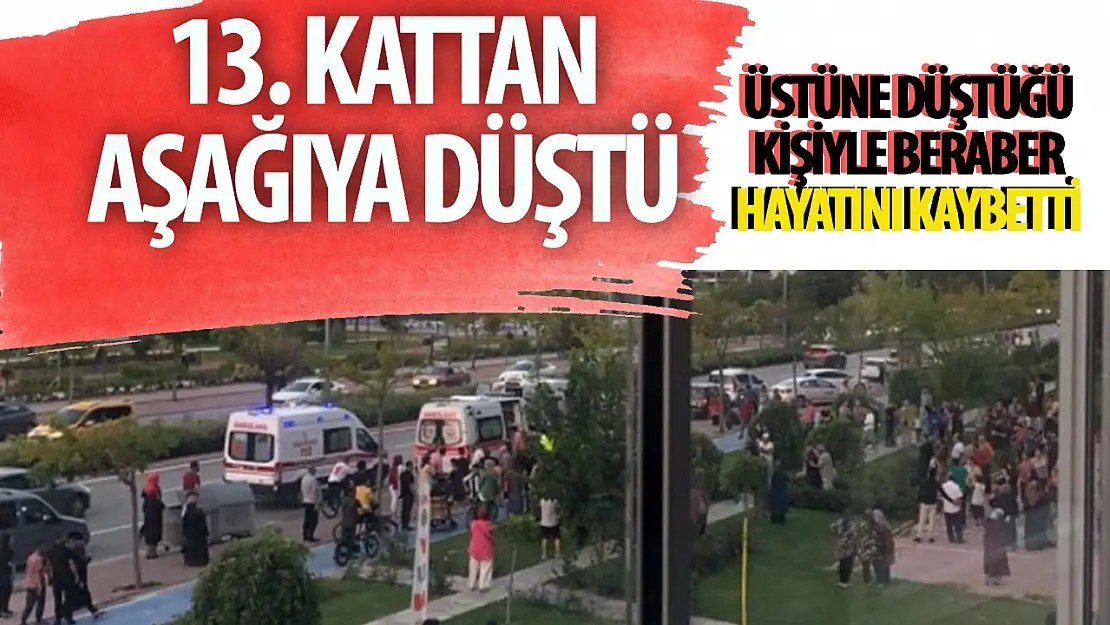 Konya'da bir genç balkondan düştü