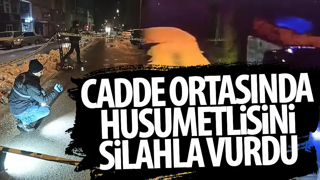 Konya'da bir şahıs cadde ortasında husumetlisine ateş açtı