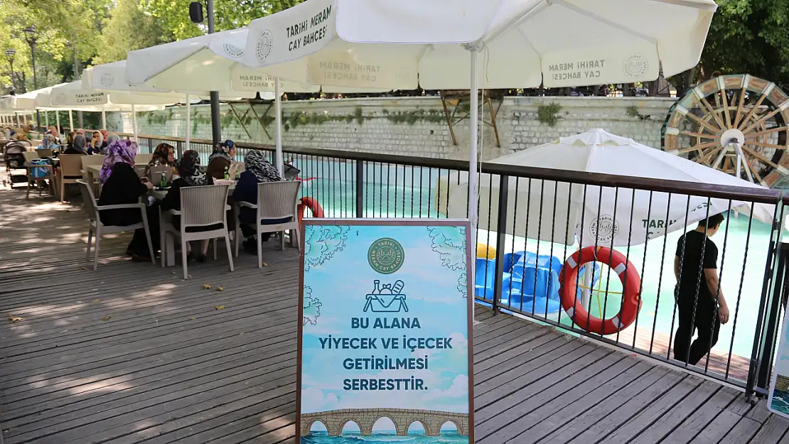 Konya'da bu çay bahçesine yiyecek içecek getirmek serbest! Başkan duyurdu...