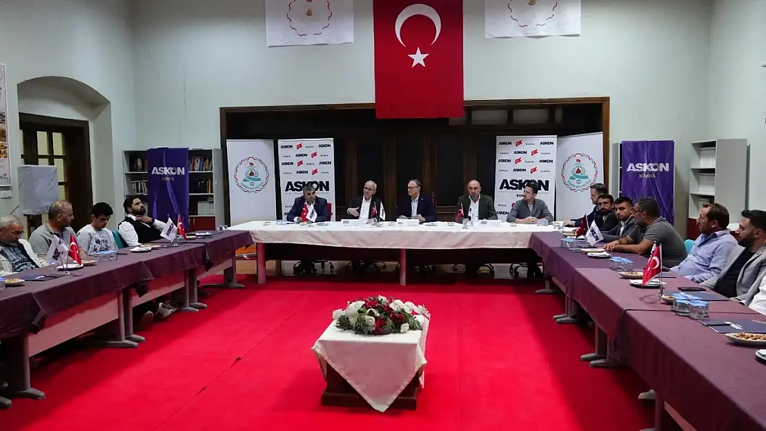 Konya'da buluştular! ASKON Konya, Recep Candan ve Çumra iş dünyasıyla bir araya geldi