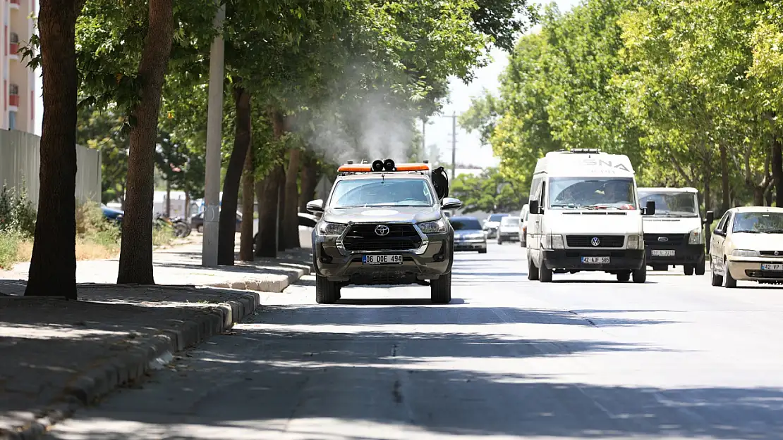 Konya'da çevreyle mücadele! İlaçlama o saatlerde olacak