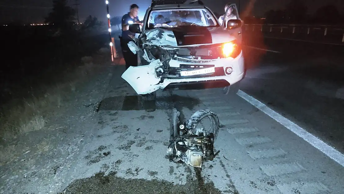 Konya'da feci kaza! Motosiklet sürücüsü hayatını kaybetti