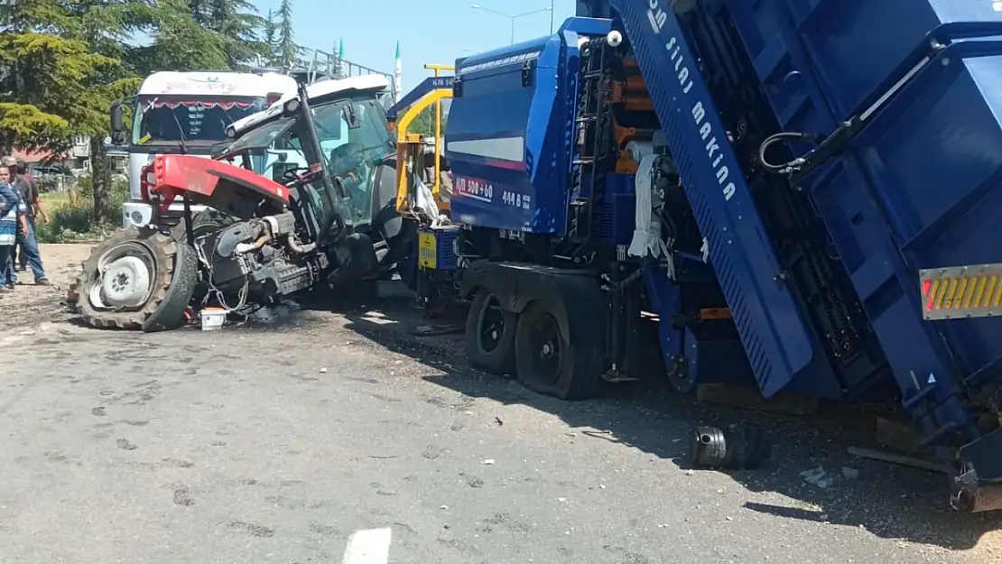 Konya'da felaket gibi kaza! Süt kamyonu...