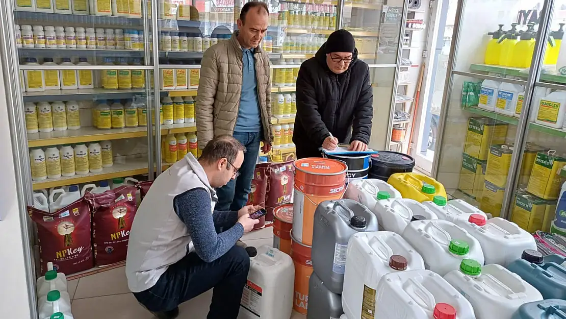 Konya'da gübre bayileri denetlendi!