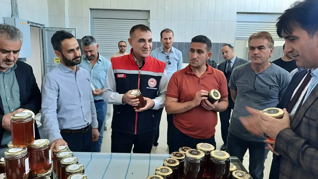 Konya'da hasadı yeni yapılan  ballar paketleniyor!