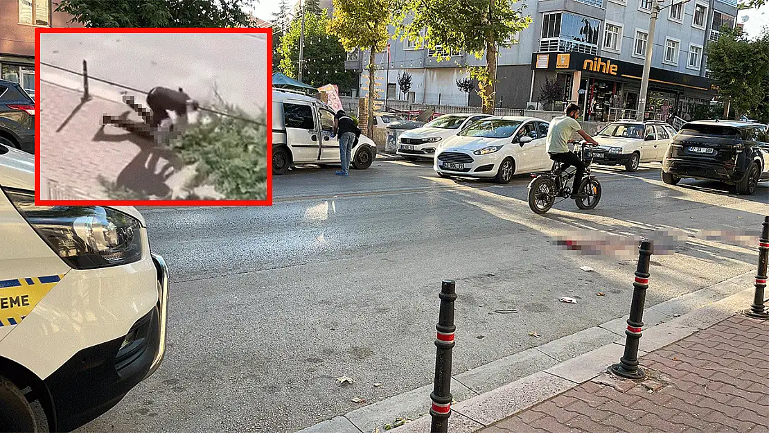 Konya'da husumetlisini bıçaklayarak öldürdü: O anlar kamerada