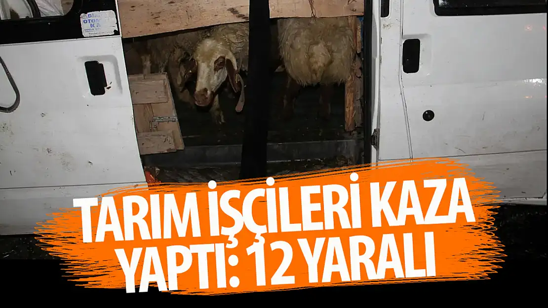 Konya'da işçileri taşıyan araç kaza yaptı: Çok sayıda yaralı var!