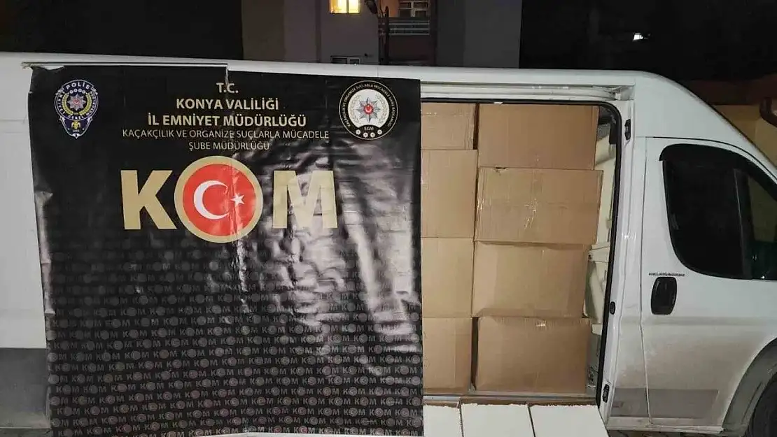 Konya'da kaçakçılık operasyonu!