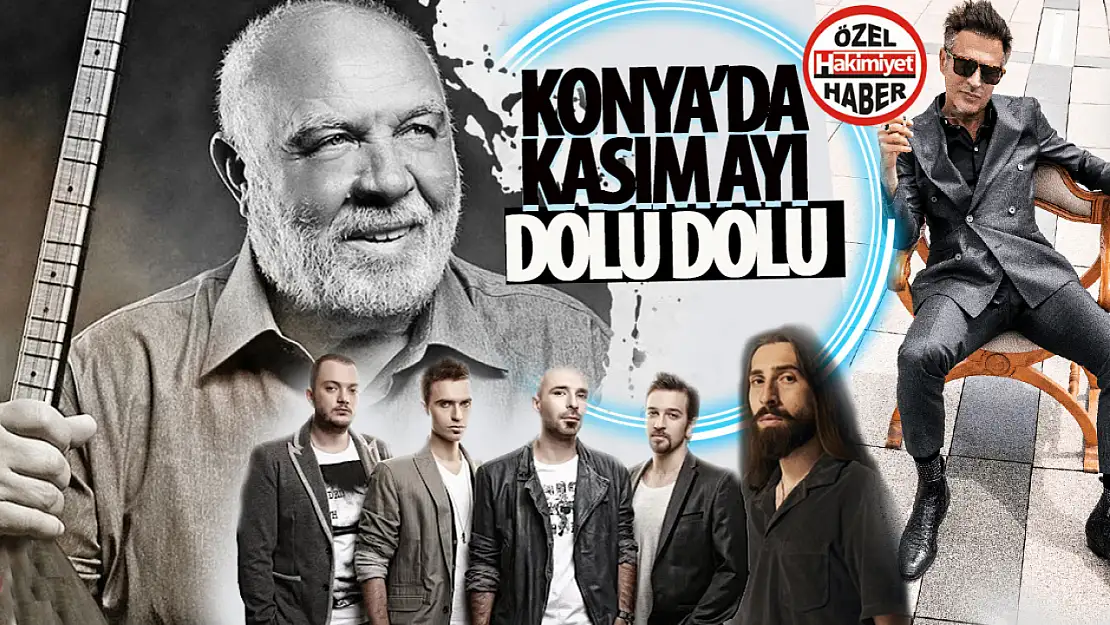 Konya'da Kasım Ayı Konser Fırtınası Başlıyor