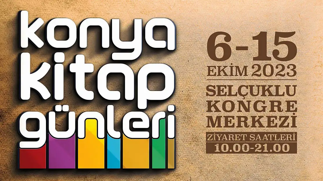 Konya'da kitap şöleni başlıyor!