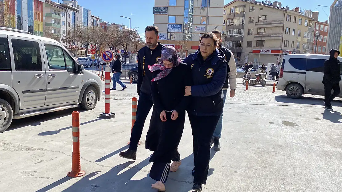 Konya'da kocasını öldüren kadın tutuklandı