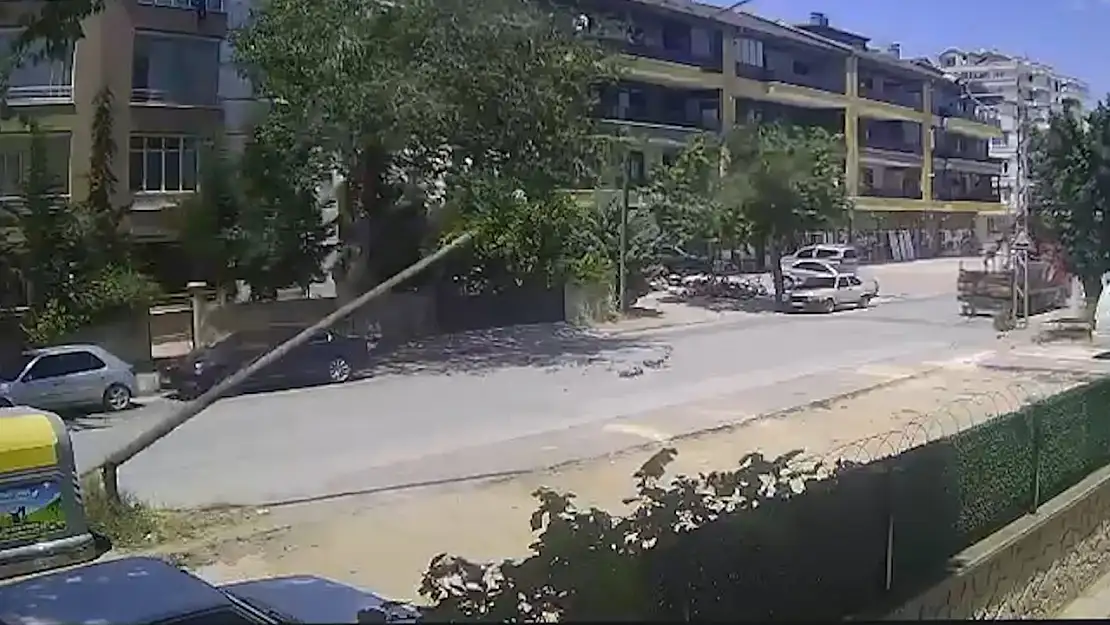 Konya'da korku dolu dakikalar: Güvenlik kamerası her şeyi kaydetti!