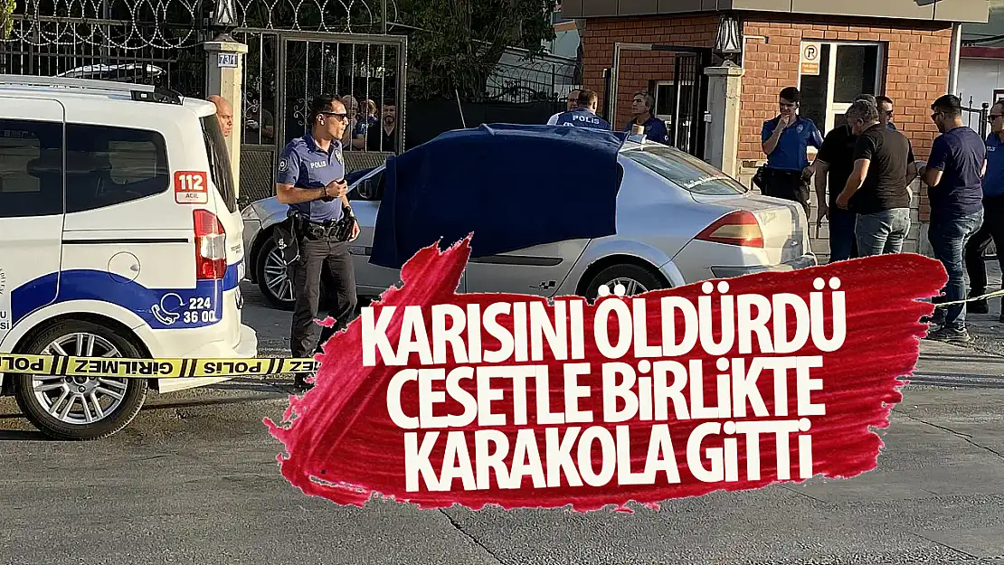 Konya'da korku filmlerini aratmayan sahne: Eşi öldürdü, aynı araçla teslim olmaya gitti!