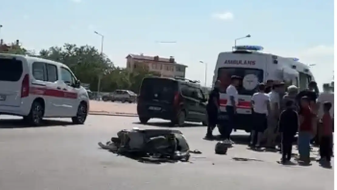 Konya'da korkutan kaza
