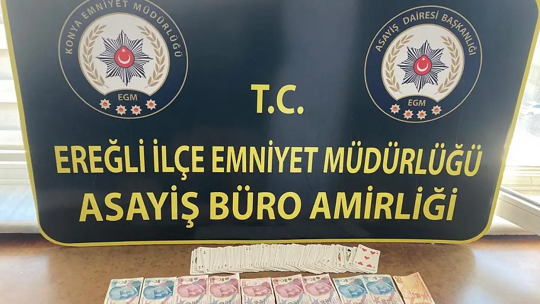 Konya'da kumar oynayan 11 kişiye idari ceza uygulandı