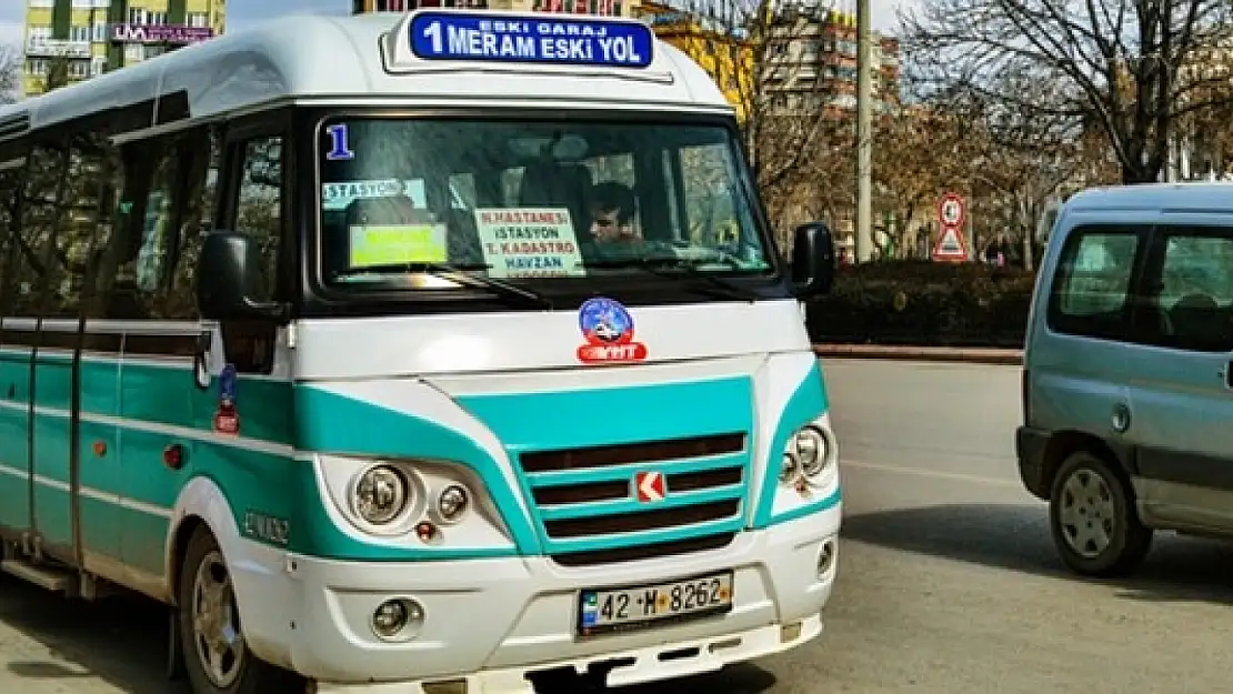 Konya'da minibüs ve taksi ücretlerine zam yapıldı! En kısa mesafe ne kadar oldu!