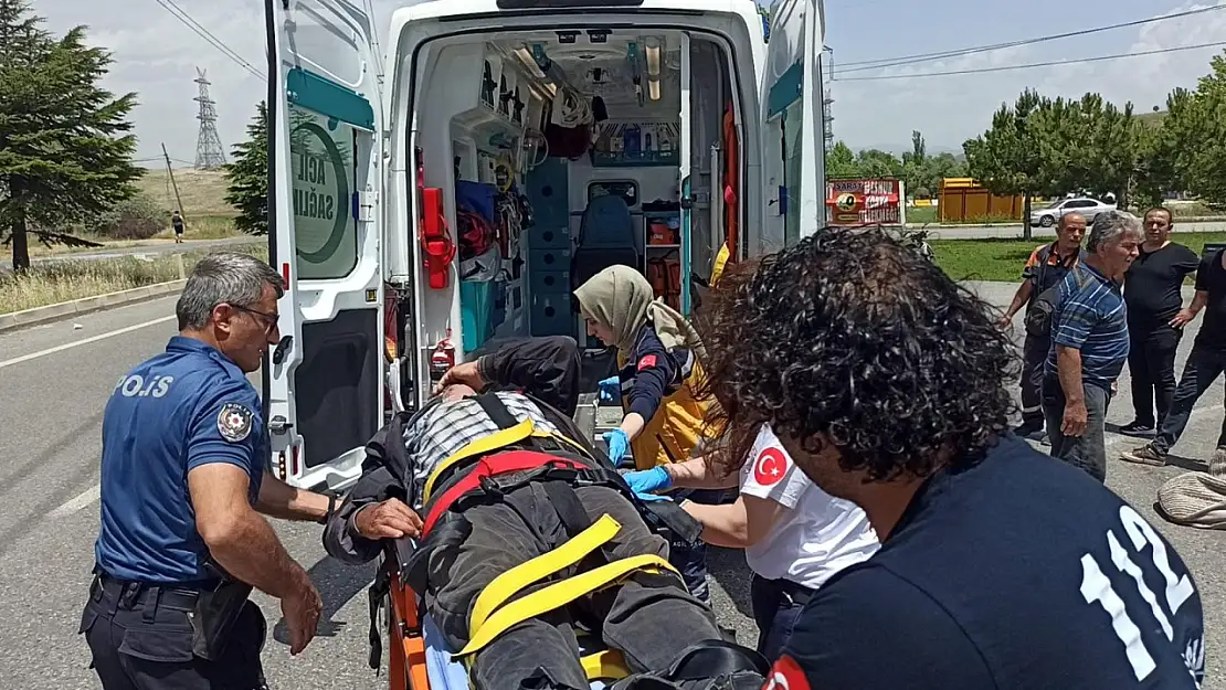 Konya'da motosiklet kazası: 1 yaralı!