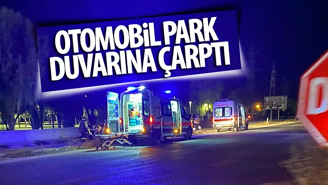 Konya'da Otomobil Park Duvarına Çarptı: 3 Yaralı