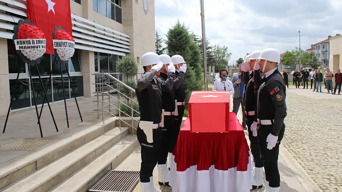 Konya'da polis memuru görevi başında hayatını kaybetti!