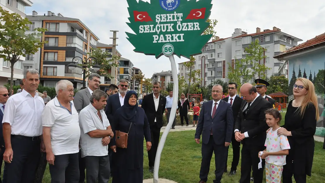 Konya' da  Şehit Selçuk Özer Parkı'nın açılışı yapıldı